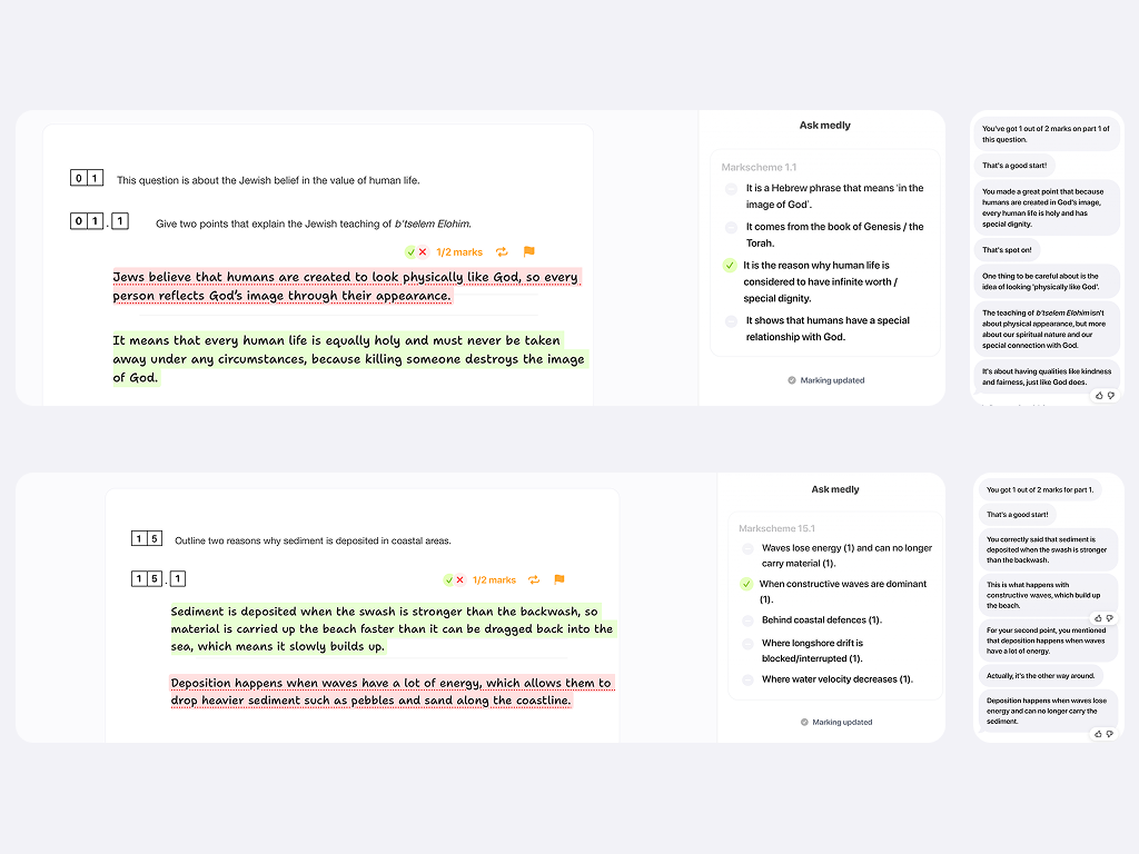 Updated English marking